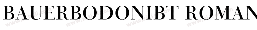 BauerBodoniBT Roman字体转换